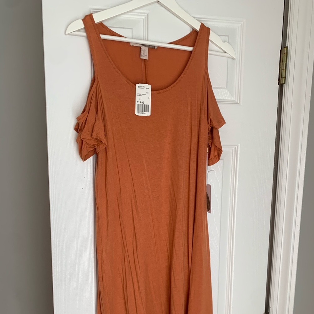 Cold shoulder dress